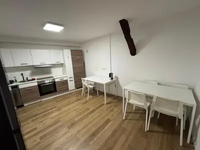 Küche/Küchenzeile in der Unterkunft Monteurszimmer Renix Heilbronn