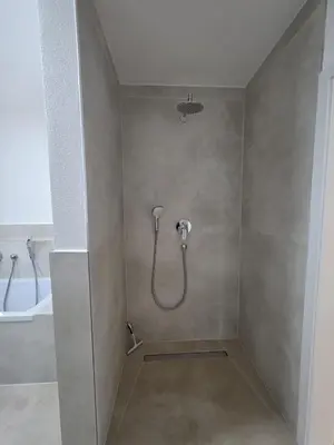 Ein Badezimmer in der Unterkunft Malerischer Panoramablick Worgberg