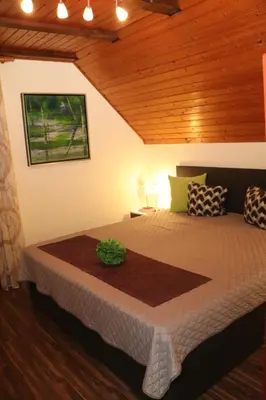 Ein Bett oder Betten in einem Zimmer der Unterkunft Ruhiges Appartement August-Kutterer-Str 25 Karlsruhe