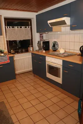 Küche/Küchenzeile in der Unterkunft Ruhiges Appartement August-Kutterer-Str 25 Karlsruhe