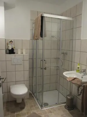 Ein Badezimmer in der Unterkunft Feriendomizil Weinheim