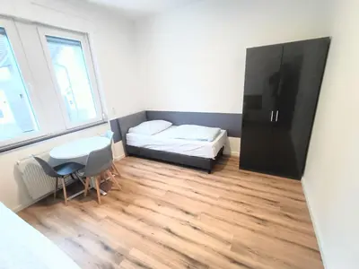 Ein Bett oder Betten in einem Zimmer der Unterkunft Haus,Weinberg22