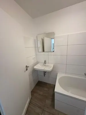 Ein Badezimmer in der Unterkunft Altstadtperle Ettlingen mit Smart TV und WLAN