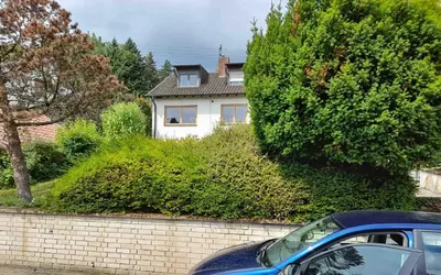 Das Gebäude in dem sich die Ferienwohnung befindet