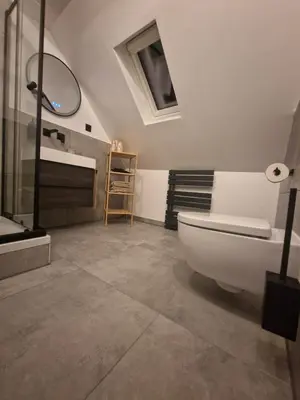Ein Badezimmer in der Unterkunft Janna's City Appartement