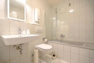 Ein Badezimmer in der Unterkunft ERB03 Apartment Wohlgefühl