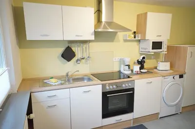 Küche/Küchenzeile in der Unterkunft Sonnenhöhe Apartment
