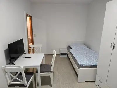 Ein Bett oder Betten in einem Zimmer der Unterkunft Monteurzimmer Monteurwohnung Monteurünterkunft in Ludwigshafen