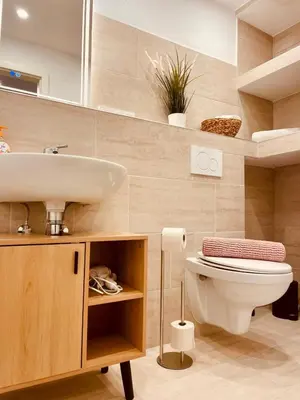 Ein Badezimmer in der Unterkunft Odw homes - small cozy old town apartment