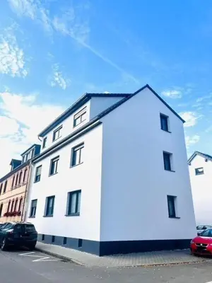 Das Gebäude in dem sich die Ferienwohnung befindet