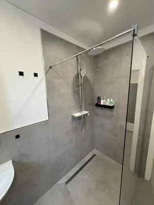 Ein Badezimmer in der Unterkunft Central City Apartment Mozart