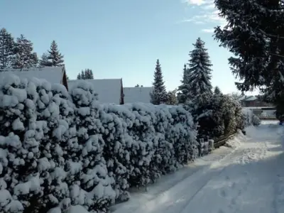 Holiday Home Nur-Dach-Ferienhaus für vier Personen by Interhome im Winter