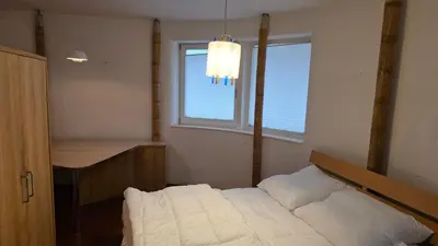 Ein Bett oder Betten in einem Zimmer der Unterkunft Bambushaus - bamboo house