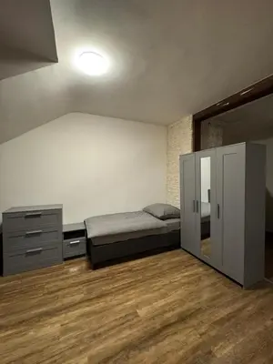 Ein Bett oder Betten in einem Zimmer der Unterkunft Monteurwohnung Neustadt an der Weinstraße