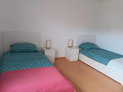 Ein Bett oder Betten in einem Zimmer der Unterkunft Quiet & beautiful apartment