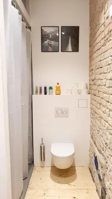 Ein Badezimmer in der Unterkunft Zimmer im Erdgeschoss II