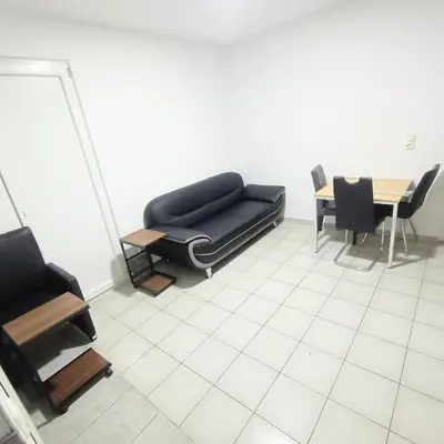 Ein Sitzbereich in der Unterkunft Apartment Haus9W