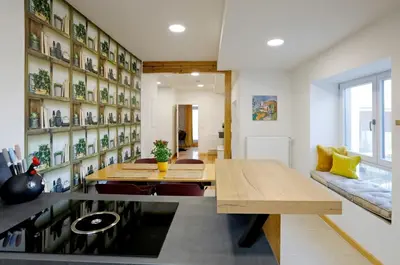 Ein Sitzbereich in der Unterkunft PalatinaZEIT- Apartments in Freinsheim - HAMBURG & BERLIN - stilvoll wohnen unter einem Dach