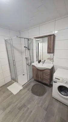 Ein Badezimmer in der Unterkunft Urlaub am Rhein Speyer Hockenheim Mannheim