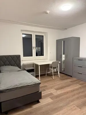Ein Bett oder Betten in einem Zimmer der Unterkunft Monteurwohnung Mannheim