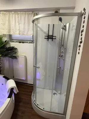 Ein Badezimmer in der Unterkunft Private Spa Suite bei Heilbronn - Romantik, Wellness & absolute Privatsphäre
