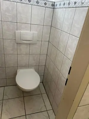 Ein Badezimmer in der Unterkunft Monteurunterkunft in ruhiger Lage, nahe Zentrum