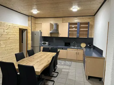 Küche/Küchenzeile in der Unterkunft Monteurunterkunft in ruhiger Lage, nahe Zentrum