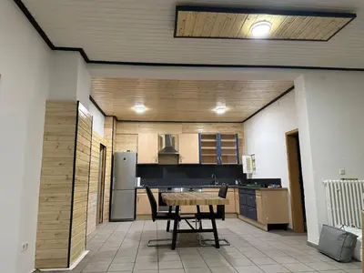 Küche/Küchenzeile in der Unterkunft Monteurunterkunft in ruhiger Lage, nahe Zentrum
