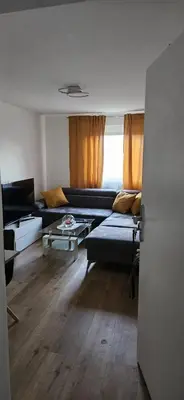 Ein Sitzbereich in der Unterkunft Apartment in Freiberg am Neckar