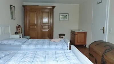 Ein Bett oder Betten in einem Zimmer der Unterkunft Oase im Herzen von Grünstadt