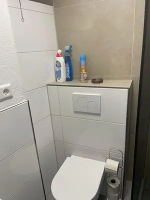 Ein Badezimmer in der Unterkunft Maisonette am Burg