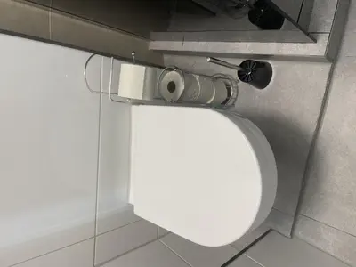 Ein Badezimmer in der Unterkunft Maisonette am Burg