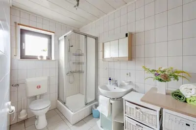 Ein Badezimmer in der Unterkunft Ferienwohnung PfalzRide