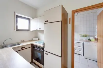 Küche/Küchenzeile in der Unterkunft Ferienwohnung PfalzRide
