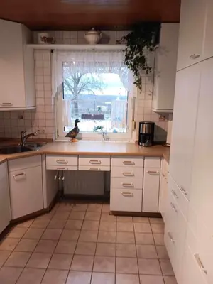 Küche/Küchenzeile in der Unterkunft Sonnenhof