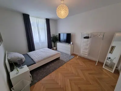 Ein Bett oder Betten in einem Zimmer der Unterkunft Süße Marie 2
