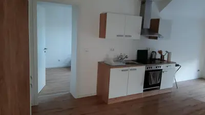 Küche/Küchenzeile in der Unterkunft LanasHaus