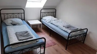 Ein Bett oder Betten in einem Zimmer der Unterkunft LanasHaus