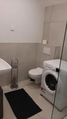 Ein Badezimmer in der Unterkunft LanasHaus