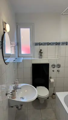 Ein Badezimmer in der Unterkunft Gemütliche, lichtdurchflutete Wohnung