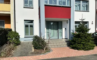 Das Gebäude in dem sich die Ferienwohnung befindet