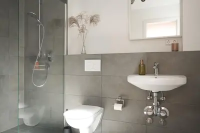 Ein Badezimmer in der Unterkunft Modern, stylish & close to Karlsruhe