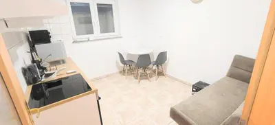 Küche/Küchenzeile in der Unterkunft Haus15T