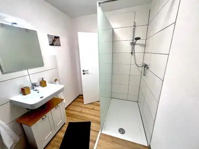 Ein Badezimmer in der Unterkunft Pixies First - Ihr Wohlfühl-Apartment