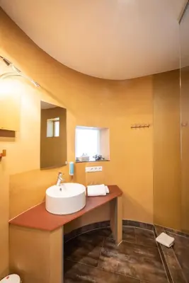 Ein Badezimmer in der Unterkunft Altstadthof Freinsheim