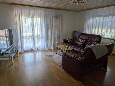 Ein Sitzbereich in der Unterkunft Gabis' Apartment