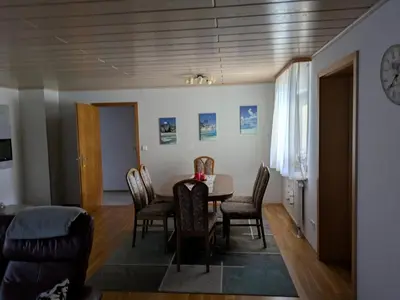 Ein Sitzbereich in der Unterkunft Gabis' Apartment