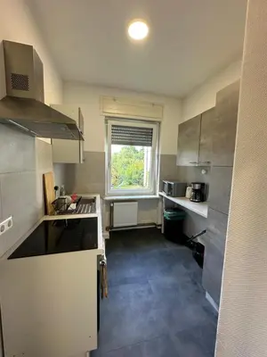 Küche/Küchenzeile in der Unterkunft Monteurswohnung Neustadt an der Weinstraße