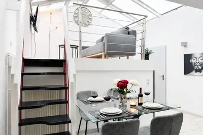 Grundriss der Unterkunft Urban Stay Karlsruhe Akademie frieden apartments