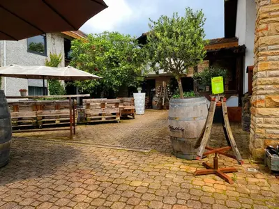 Grundriss der Unterkunft Weingut Mathis Apartment 1 Burgblick